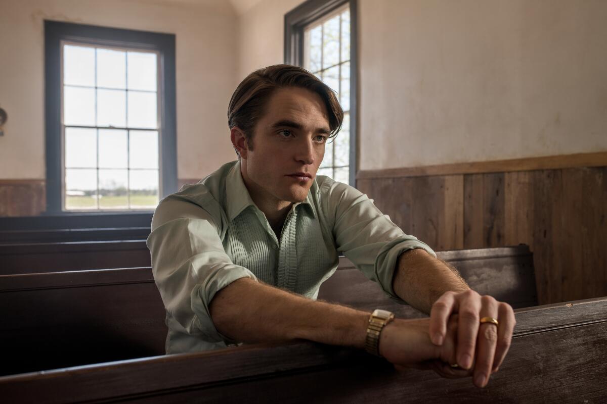 Robert Pattinson in the movie "The Devil All the Time."