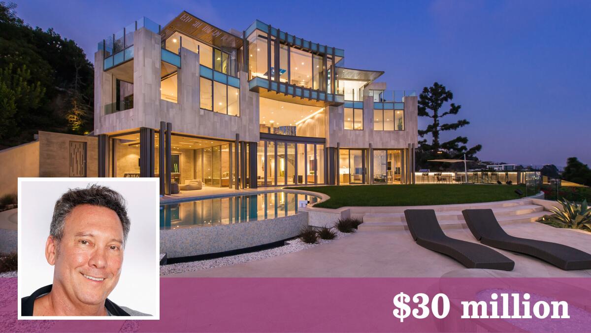 Jeff Franklin, creator of the TV show "Full House," has listed a newly built home in Hollywood Hills West at $30 million.