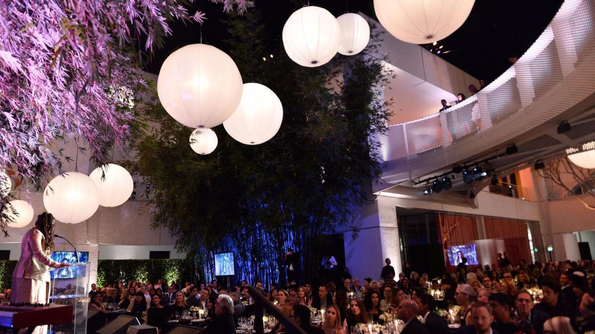 The courtyard of the Hammer Museum was the site of the 15th annual gala, which has been sponsored by Bottega Venata for a third of that time. This year's gala, which honored director Ava DuVernay, onstage, and writer Hilton Als added $2.4 million to the museum's coffers.