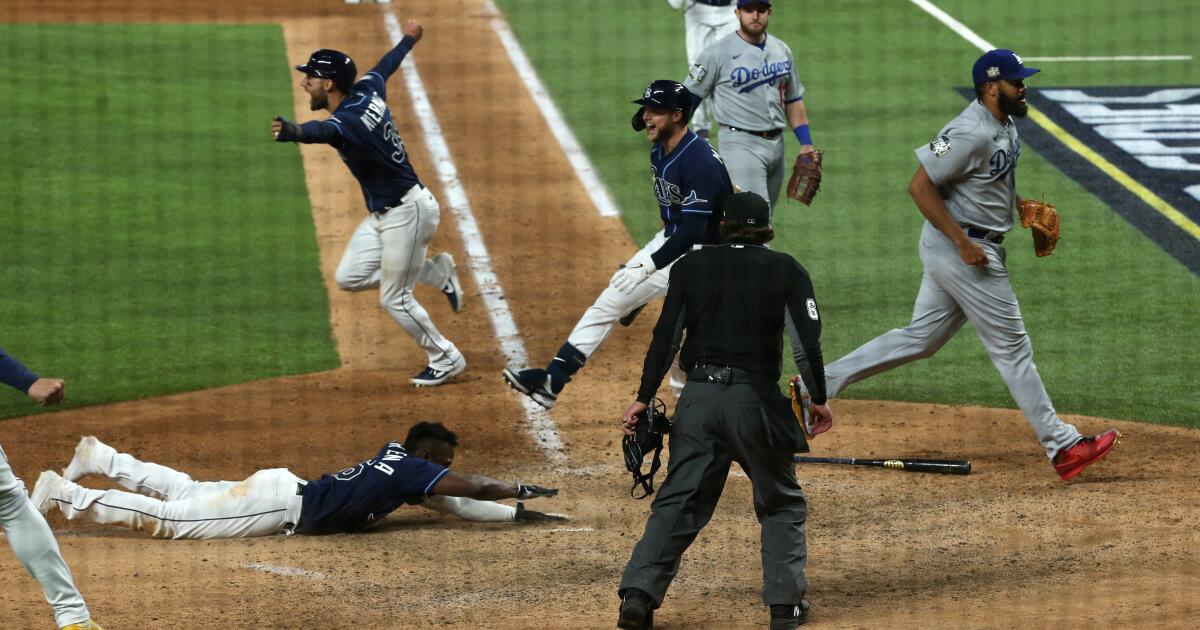 Rays Walk Off For 8-7 Win Over Dodgers To Even World Series