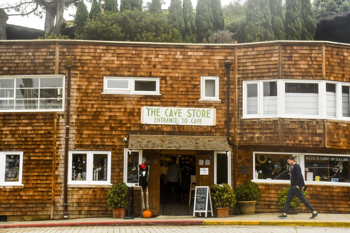 La Jolla's Cave Store leads to a 145-step tunnel to a seacave below. Chinese laborers carved it in 1902-03.