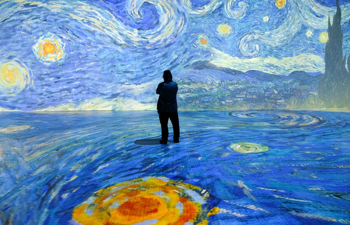 Vincent van Gogh’s "The Starry Night" is part of "Beyond van Gogh: The Immersive Experience."
