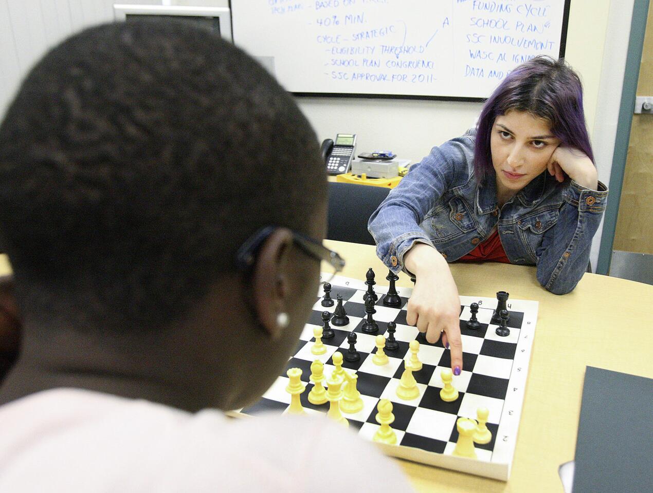 Photo Gallery: Ugandan chess champion Phiona Mutesi visits Clark Magnet