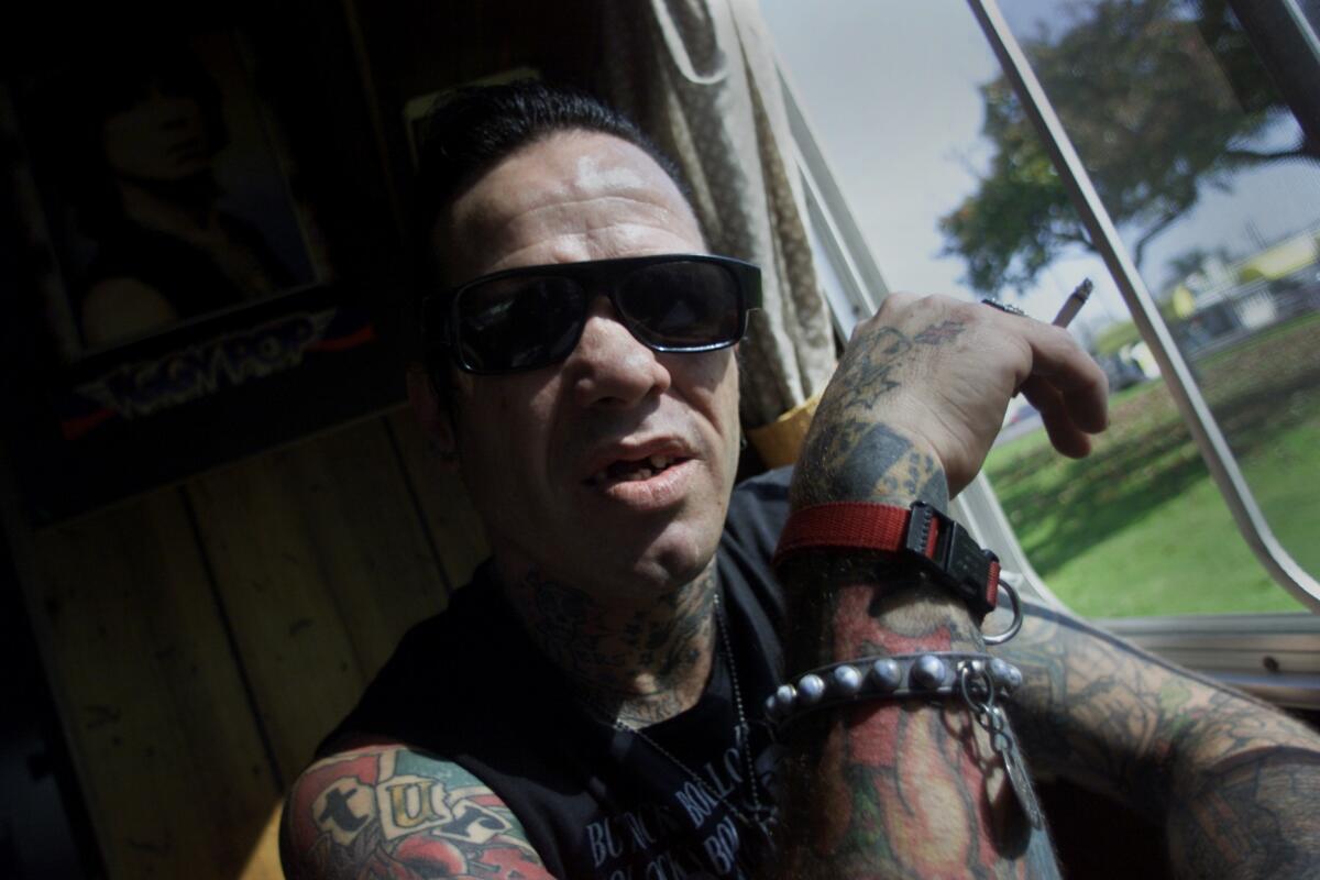 Duane Peters is a punk rock singer and professional skateboarder.