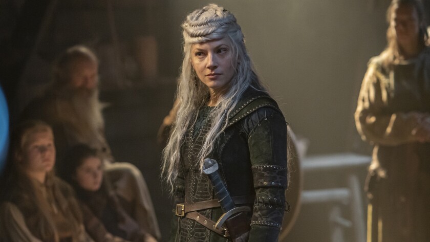 A retaliation leads to tragedy in a new episode of History Channel's "Vikings," with Katheryn Winnick.