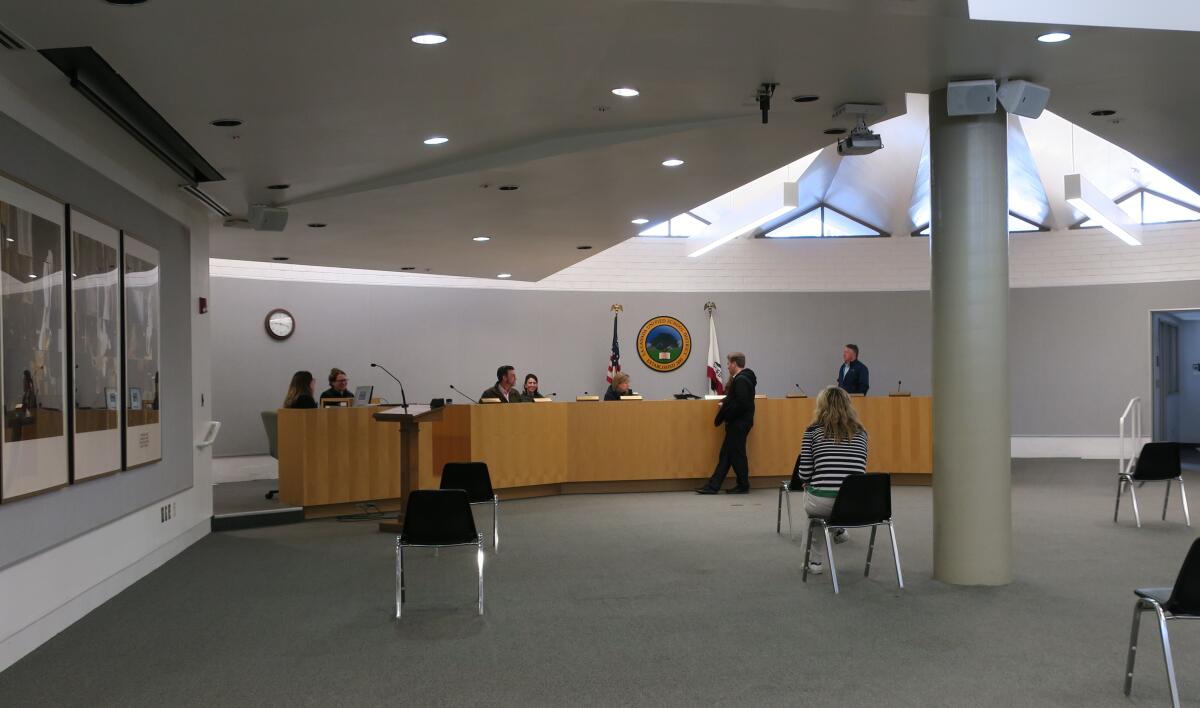 In a sparsely attended emergency meeting Friday, LCUSD Board members extended school closures through April 19, to coincide with a mandate all Californians stay at home to prevent the spread of the novel coronavirus.