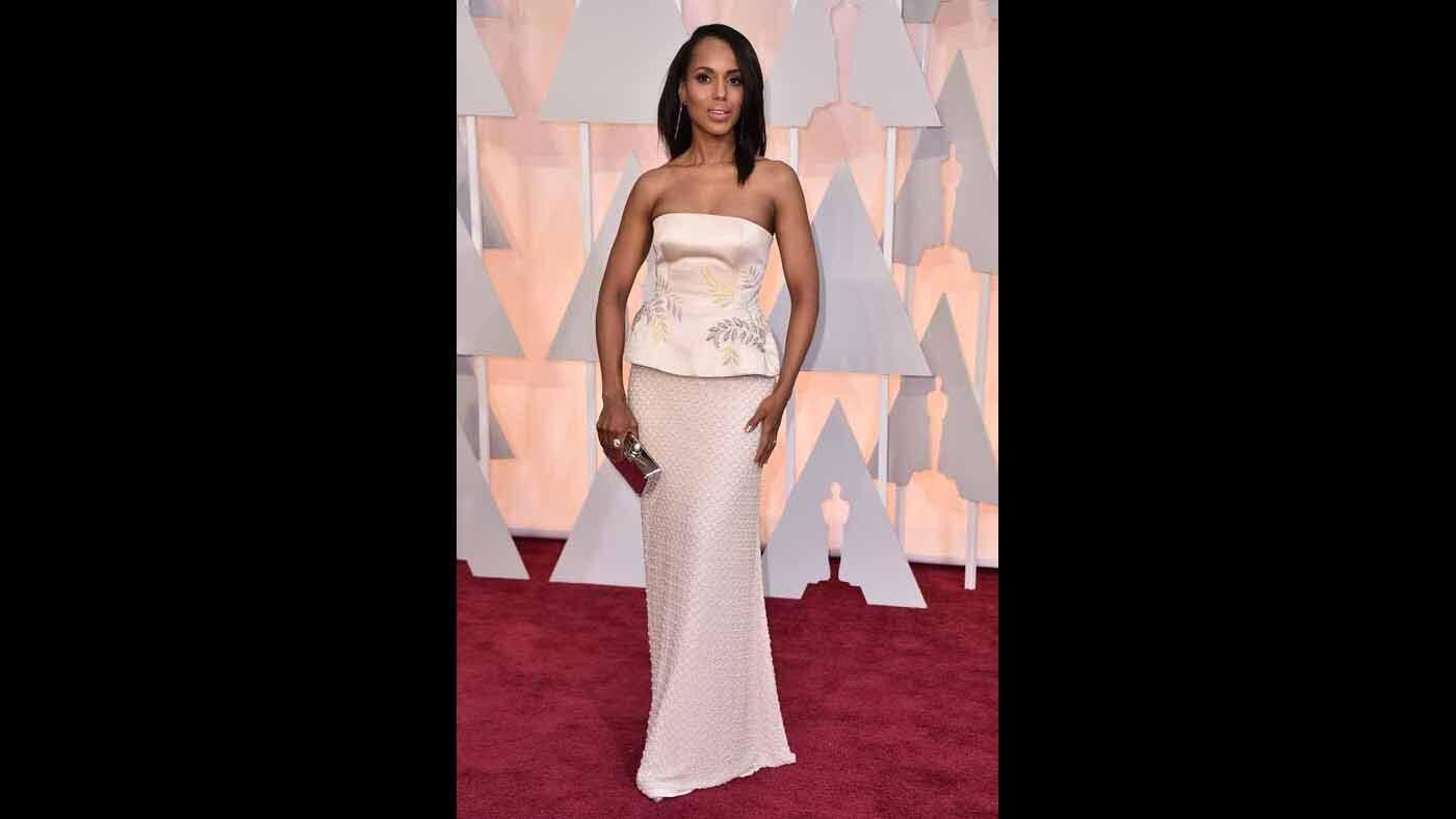 Oscars 2015: White dress on the red carpet