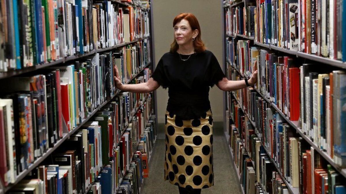 Author Susan Orlean at L.A.'s Central Library.