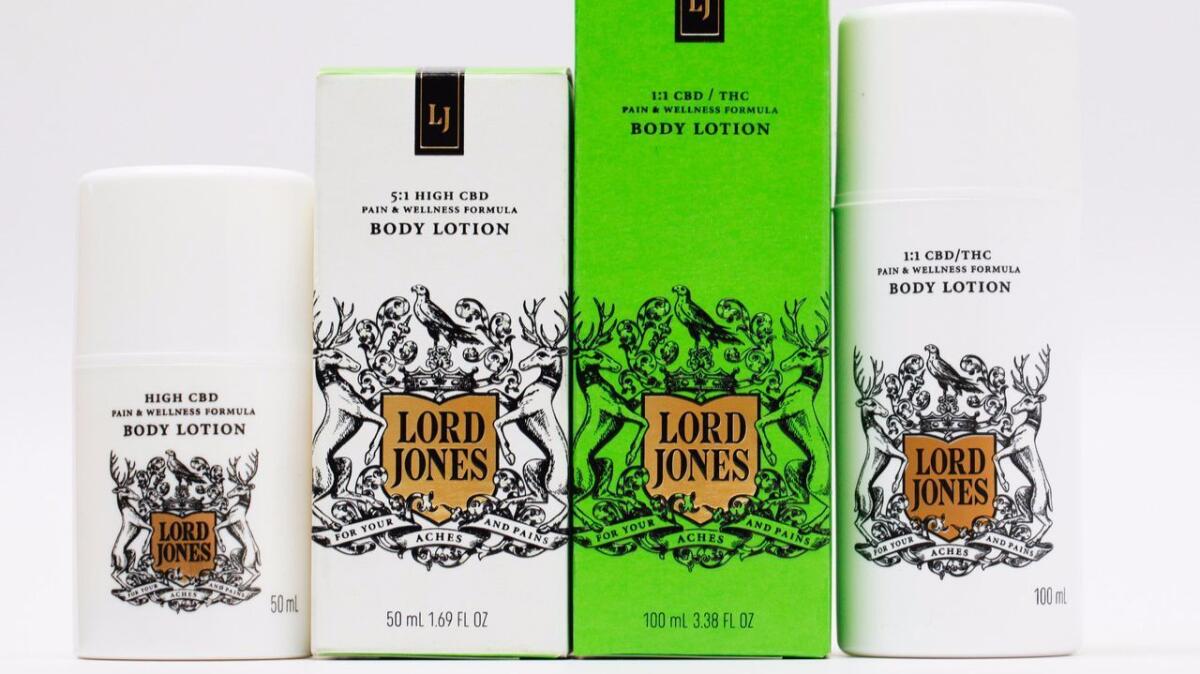 Cannabis-infused lotions