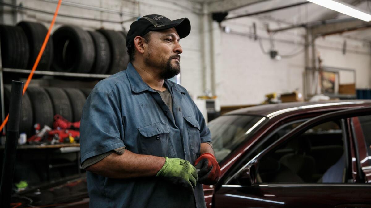 Manuel Blanco owns Blanco's Tires & Auto Repair.