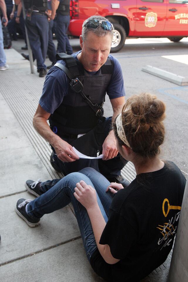 Photo Gallery: Burbank Police and Fire run gunman scenarios at Burbank High School