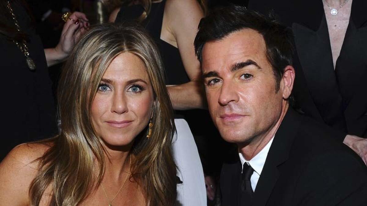 Jennifer Aniston and Justin Theroux in 2015.