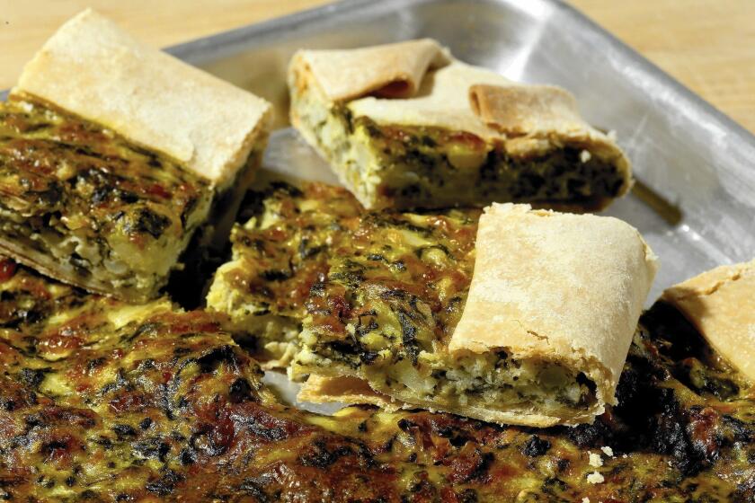 Recipe: Swiss chard and potato crostata.