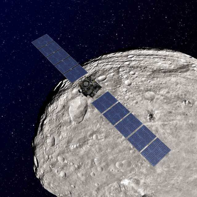 Dawn is leaving the giant asteroid Vesta, shown in an artist's rendering, and heading toward another object, a dwarf planet named Ceres. More: NASA sets its sights on a new asteroid and wants to bring a piece home