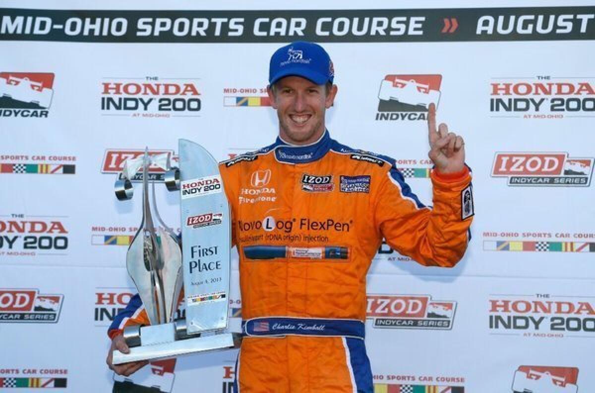 After his first IndyCar victory, Charlie Kimball is ready for Sonoma.