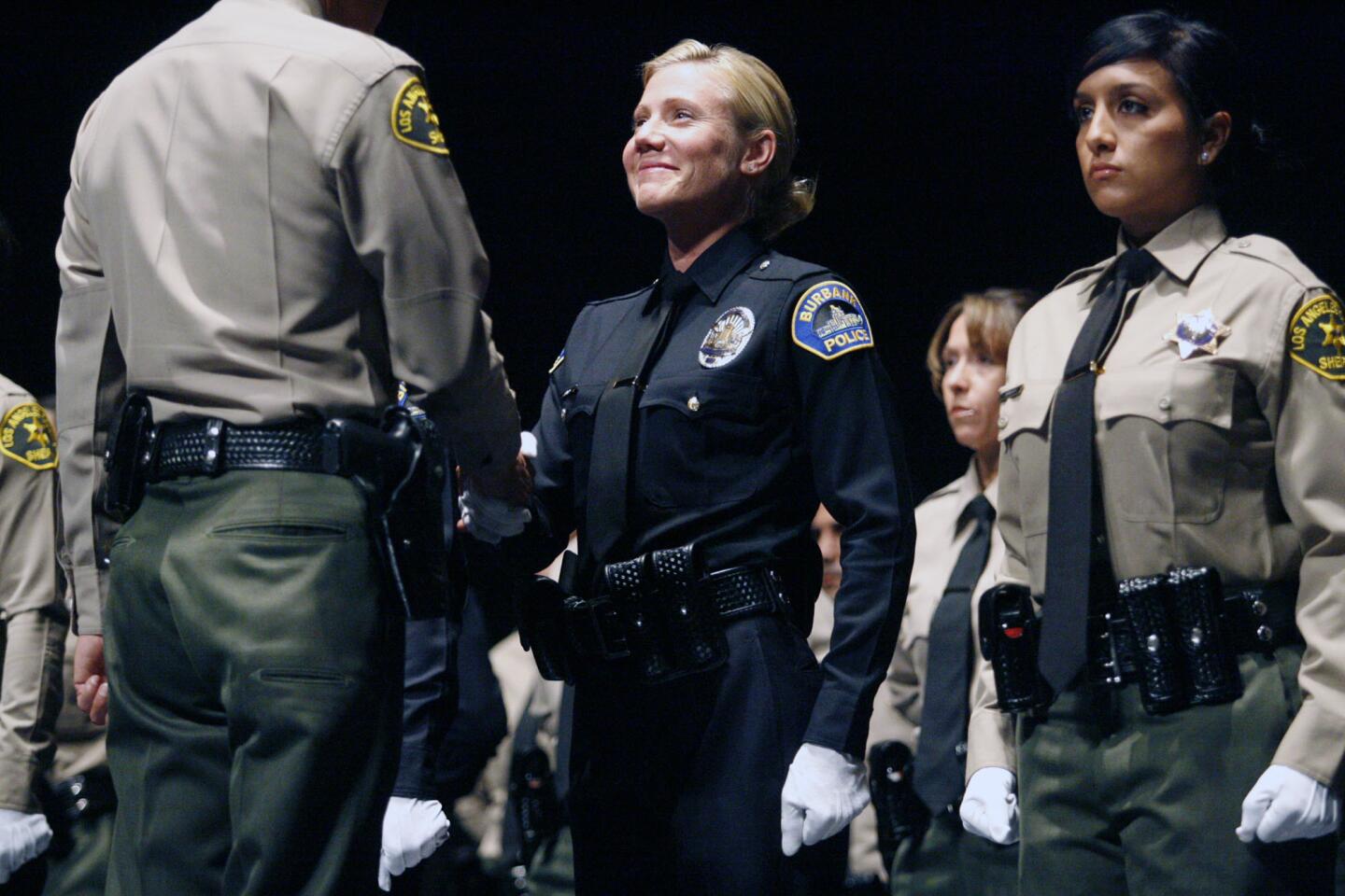 Burbank Police graduation ceremony