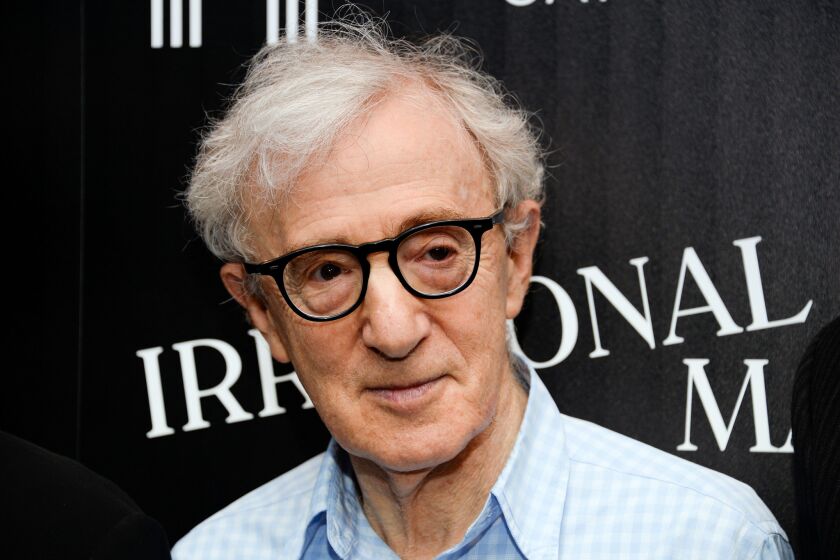 Staff of Little Brown and Co. walked out Thursday protesting Woody Allen's forthcoming memoir "Apropos of Nothing."