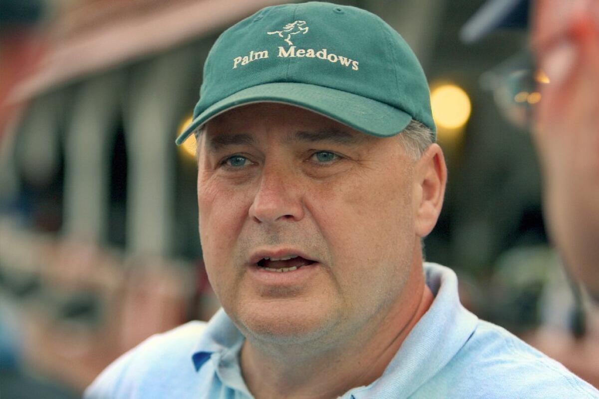 Thoroughbred trainer Rick Dutrow is currently serving a 10-year ban from racing in New York.