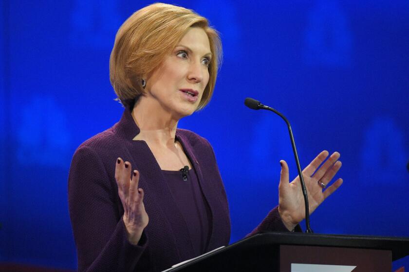 During the third GOP debate, Carly Fiorina condemned Hillary Clinton’s policies as “demonstrably bad for women."