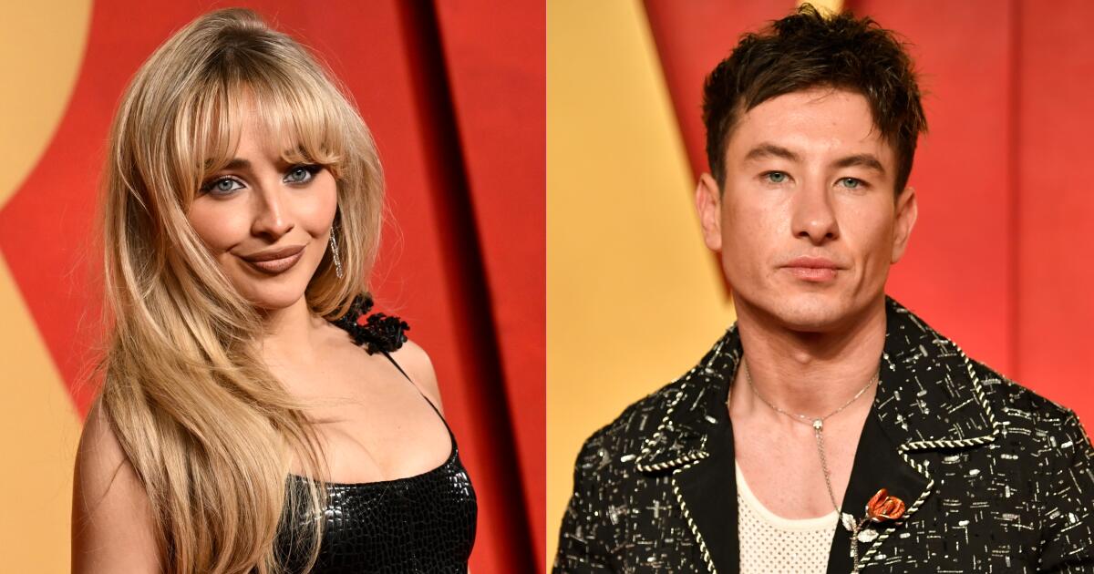 At Vanity Fair's post-Oscars party, Barry Keoghan was all in on Sabrina Carpenter