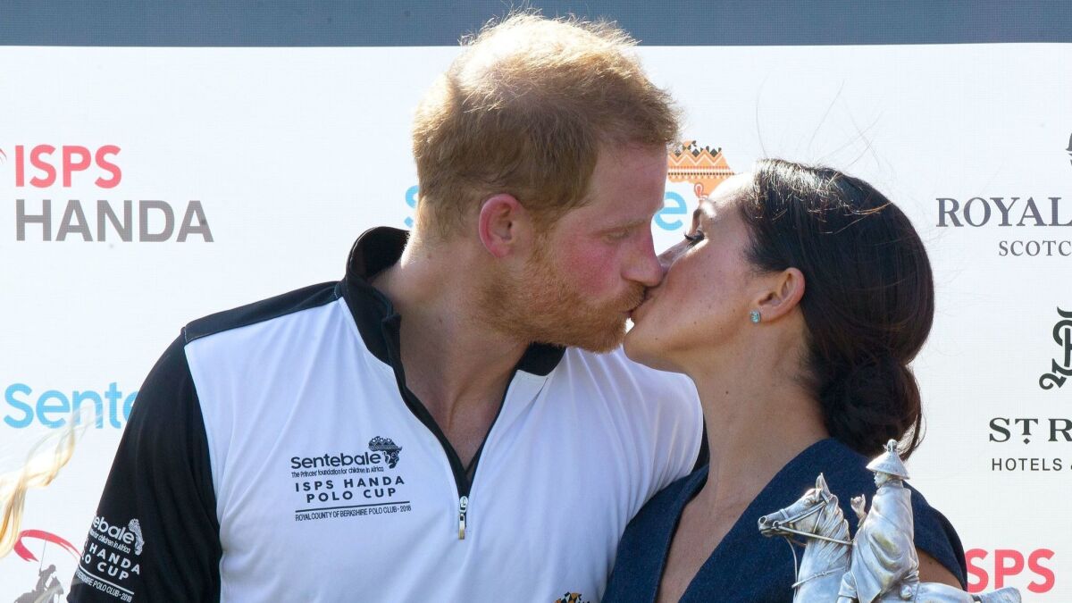 The duke and Duchess of Sussex at the Sentebale ISPS Handa Polo Cup.