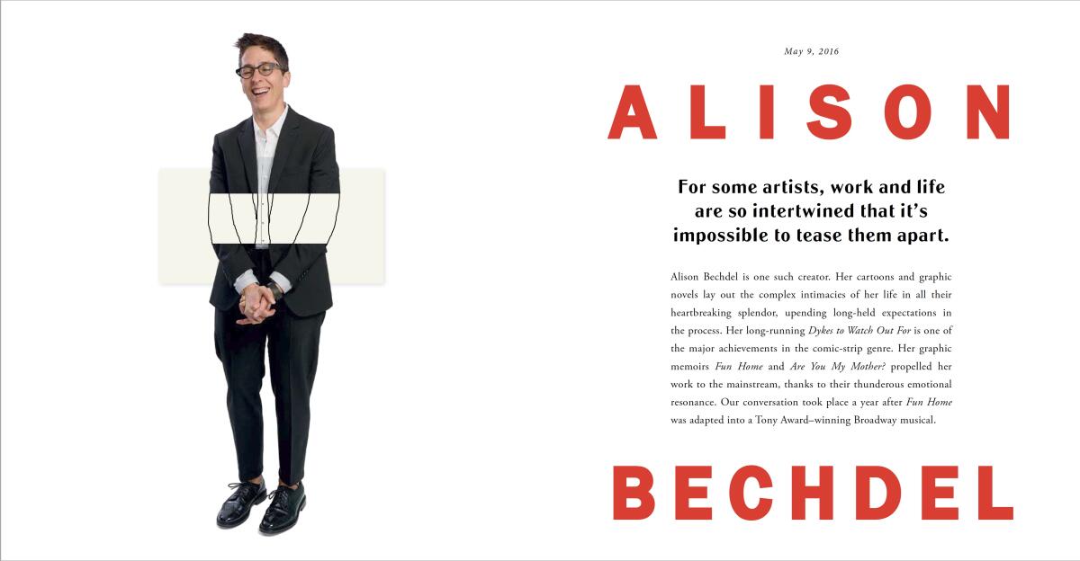 An interview with Alison Bechdel, from Debbie Millman's "Why Design Matters."