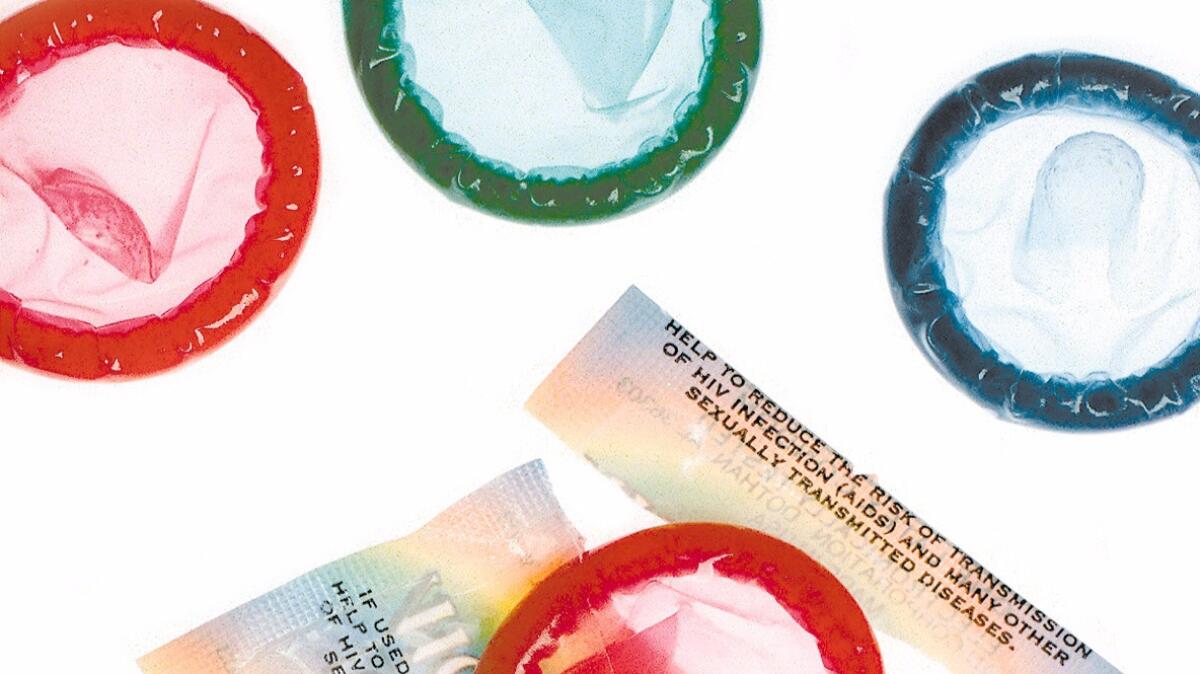 Dr. Karen Smith, head of California's Public Health Department, advises people to use condoms to help prevent the spread of sexually transmitted diseases.