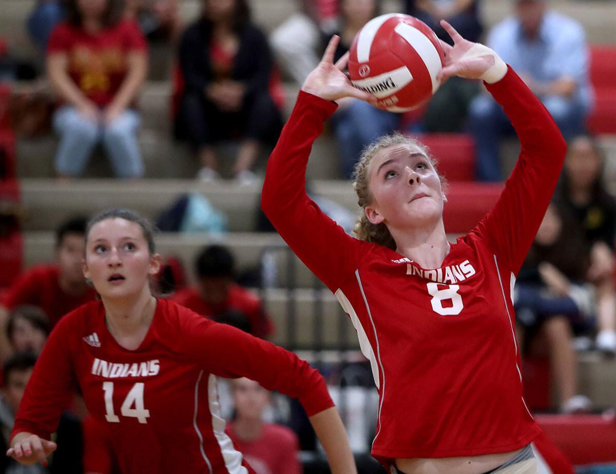 Photo Gallery: Burroughs High girls volleyball vs. Arcadia High