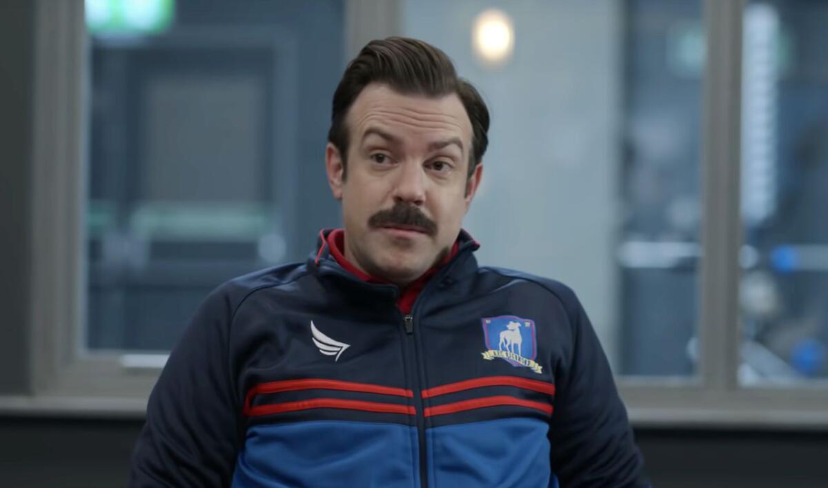 Jason Sudeikis stars as Ted Lasso in the AppleTV+ situation comedy.