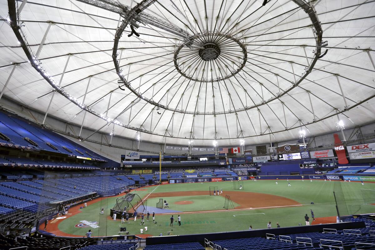 Tampa Bay Rays on X: A new look at Tropicana Field: the walls