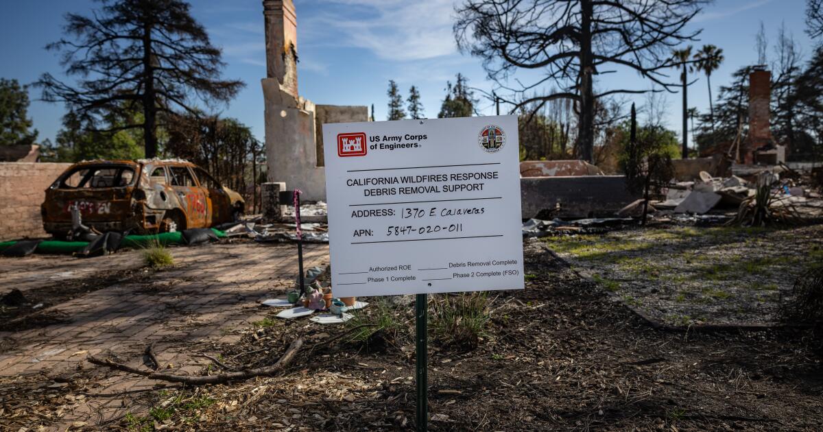 L.A. will set aside $3 million to help owners of fire-damaged homes test their soil for lead