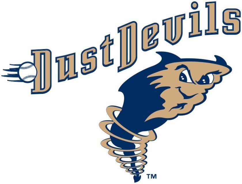 Short-season Tri-City Dust Devils Logo