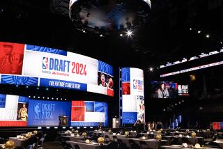 NEW YORK, NEW YORK - JUNE 26: An overall view prior to the first round of the 2024 NBA Draft at Barclays Center on June 26, 2024 in the Brooklyn borough of New York City. NOTE TO USER: User expressly acknowledges and agrees that, by downloading and or using this photograph, User is consenting to the terms and conditions of the Getty Images License Agreement. (Photo by Sarah Stier/Getty Images)