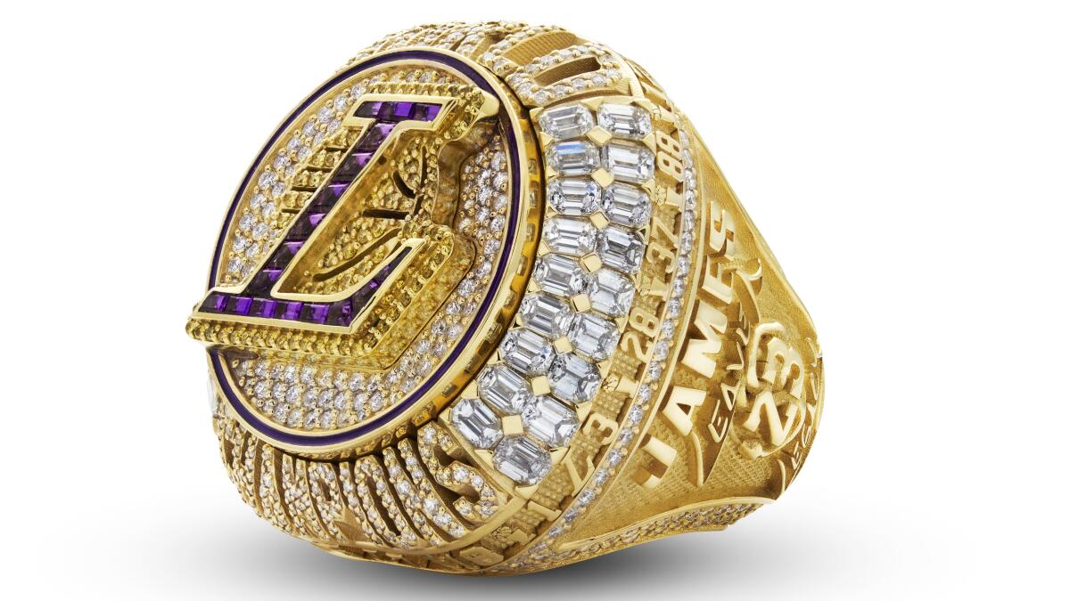 Lakers get championship rings with empty arena, full hearts – The Denver  Post