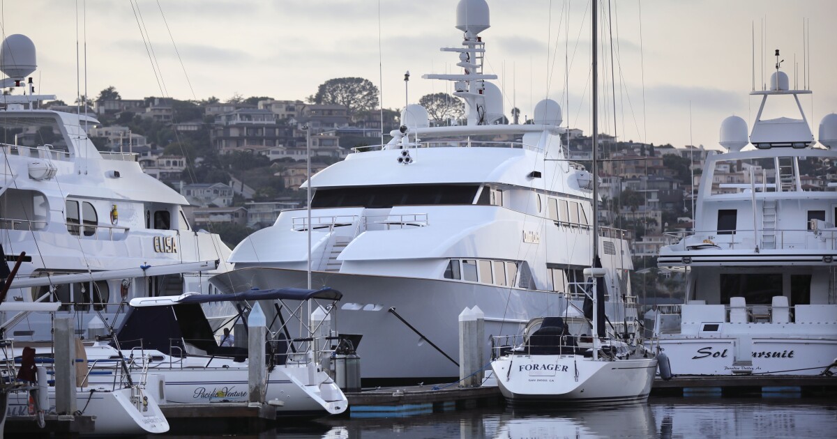 How San Diego Became A Player In The Super Glitzy World Of Superyachts The San Diego Union Tribune