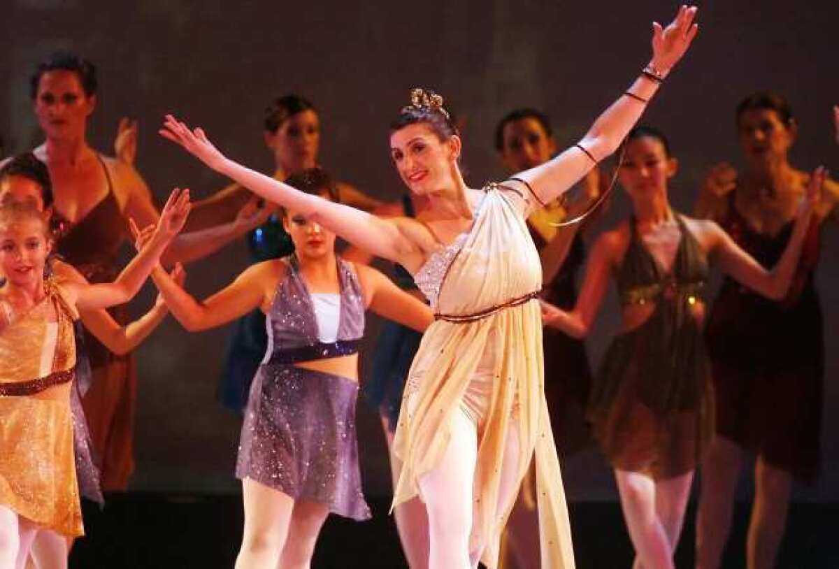 70 dancers from Media City Dance, from age 3 to 70, perform Atlantis at Burroughs High School in Burbank.