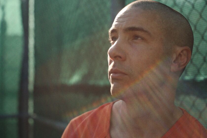 Tahar Rahim plays a man imprisoned in Guantanamo Bay in the movie "The Mauritanian."