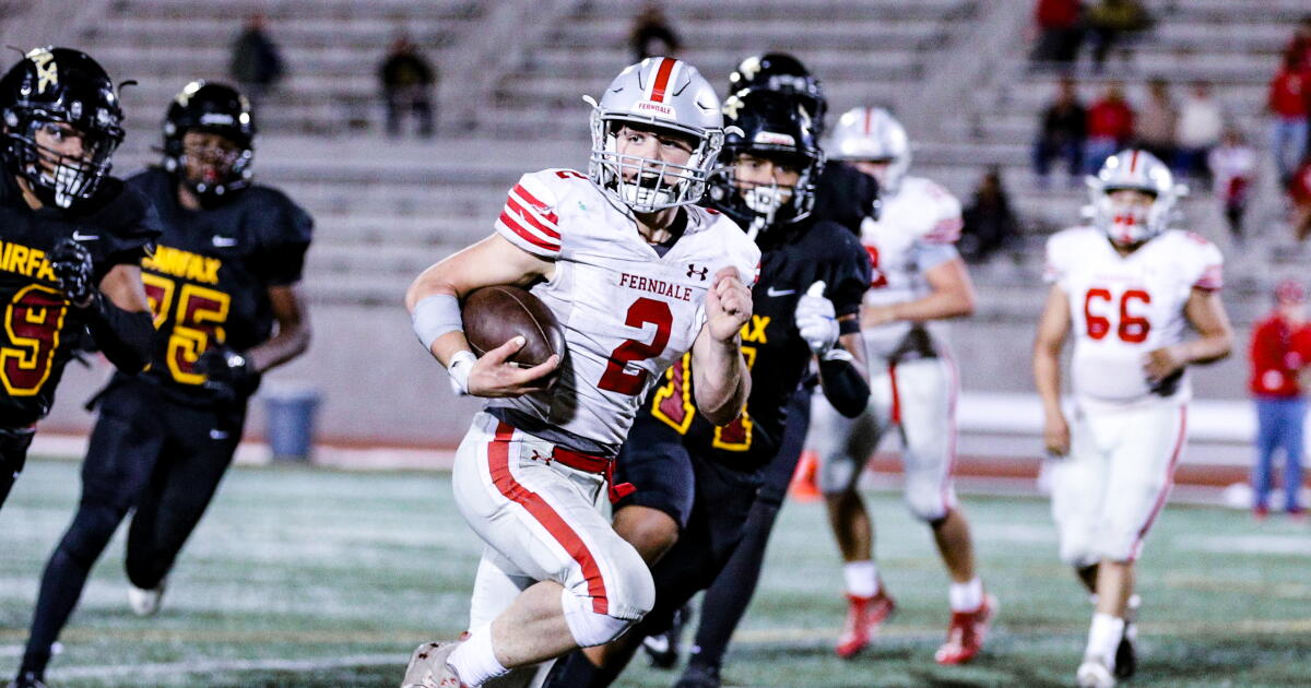 Fairfax can't keep pace with Ferndale in CIF Division 7-AA bowl game ...