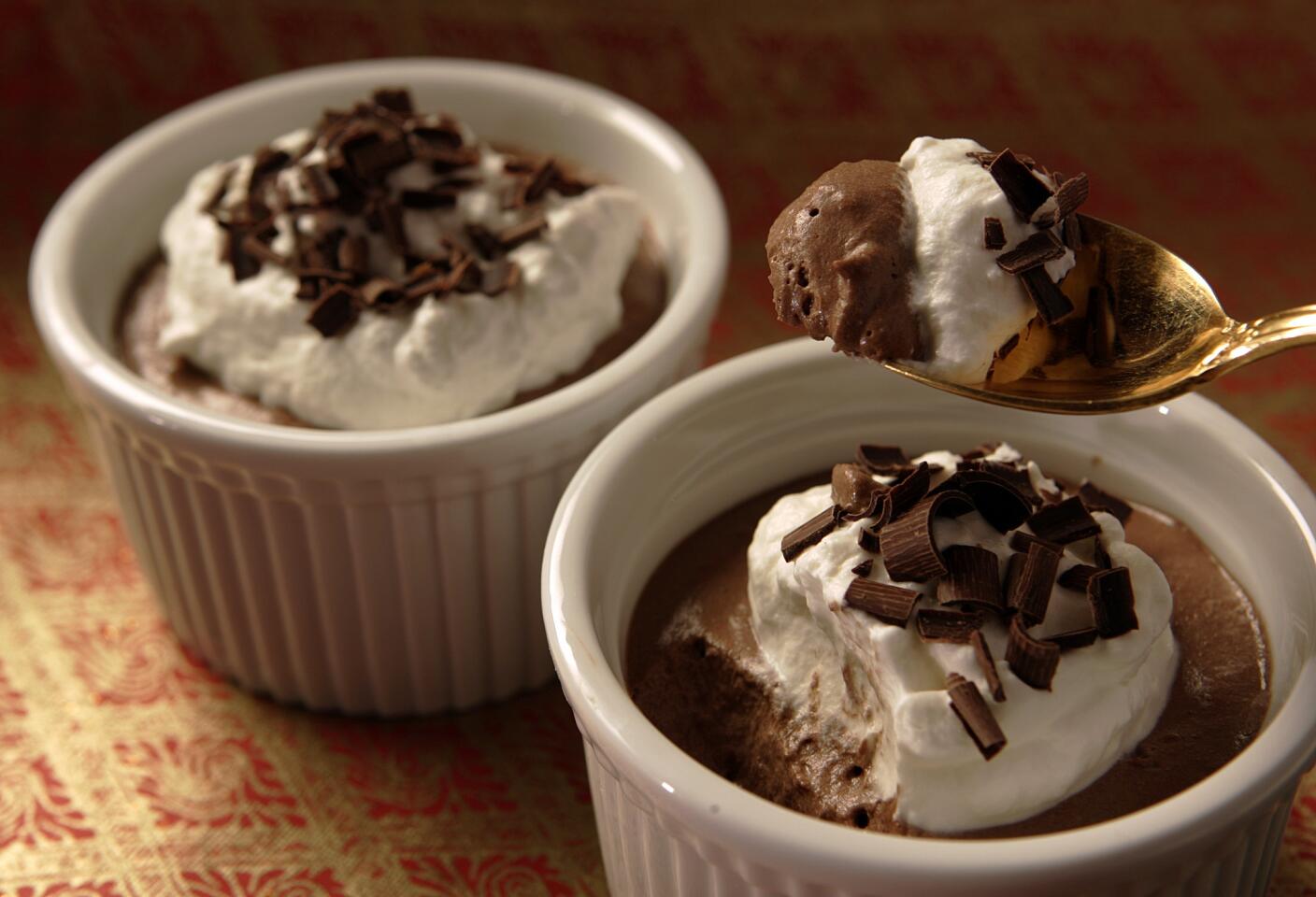 Mom's Cuisinart chocolate mousse