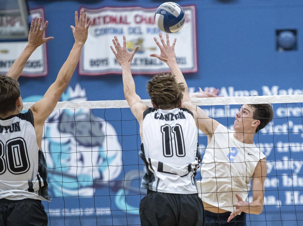 Photo Gallery: Corona del Mar vs. Canyon in volleyball