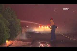 Raw video: Thomas fire burns through La Conchita