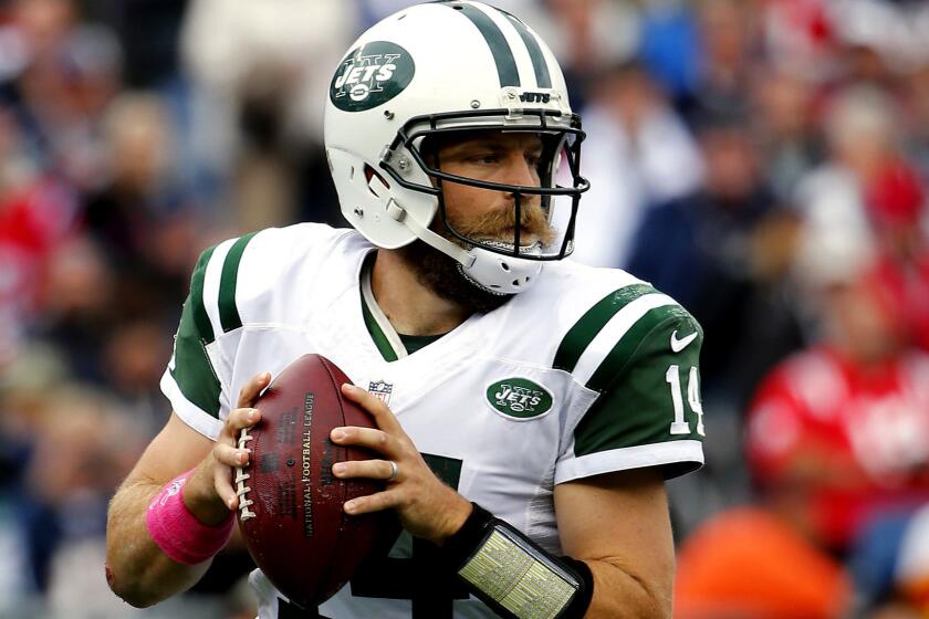 Ryan Fitzpatrick, Geno Smith and Bryce Petty collectively produced a 67.6 passer rating last season, so the Jets need a new quarterback. Expect coach Todd Bowles to encourage the Jets’ front office to be aggressive in free agency because his seat is getting warm. Bowles and his staff don’t have the time to groom a young quarterback.