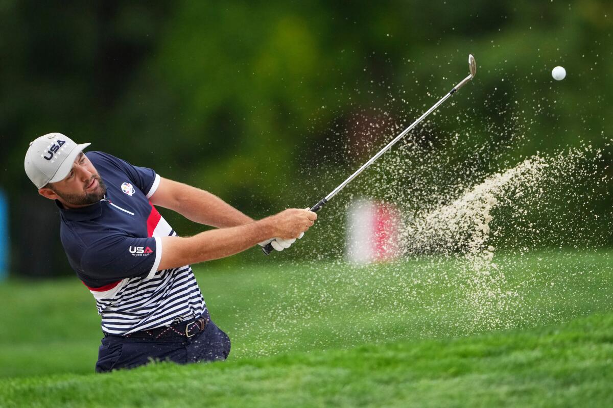 Scottie Scheffler goes 0-2 in rough start for U.S. at Ryder Cup - Los ...