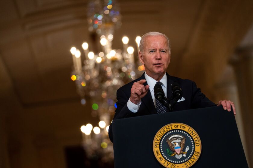 President Joe Biden delivers remarks on the recent mass shootings
