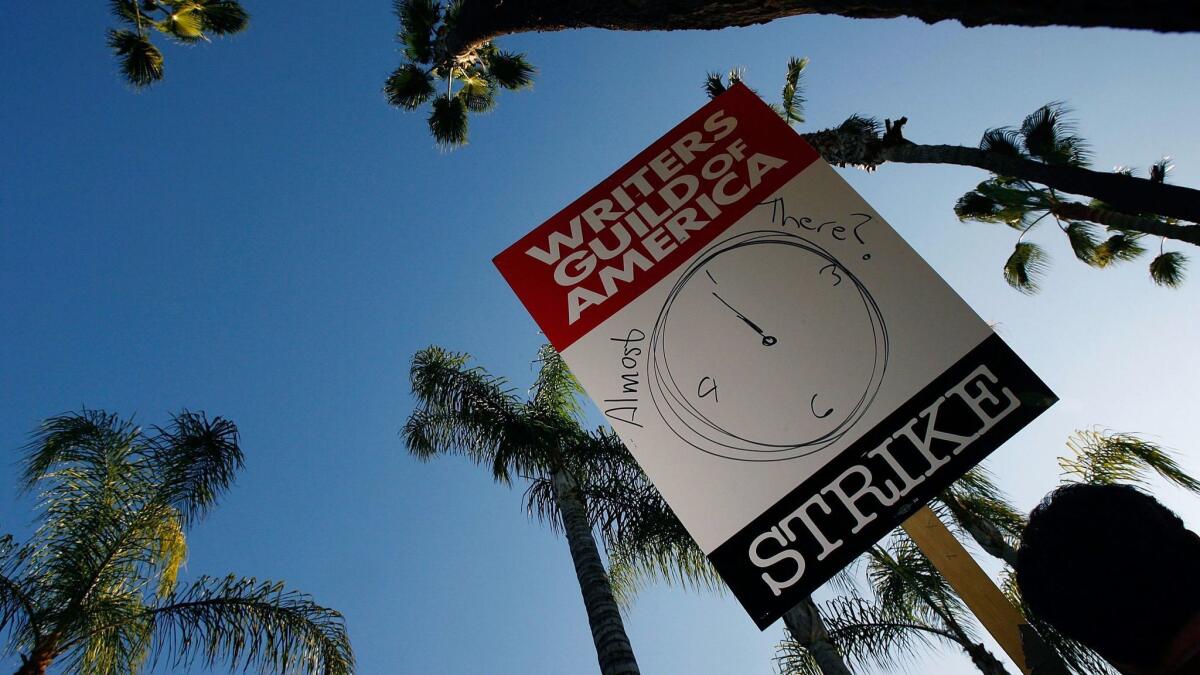 The Writers Guild of America will sit down next month with film and TV producers to hammer out a new contract.