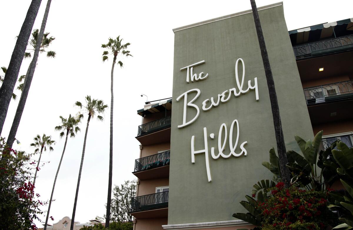 The Beverly Hills Hotel, built before Beverly Hills became a city, was the first structure designated as a local landmark under the preservation ordinance passed in 2012.