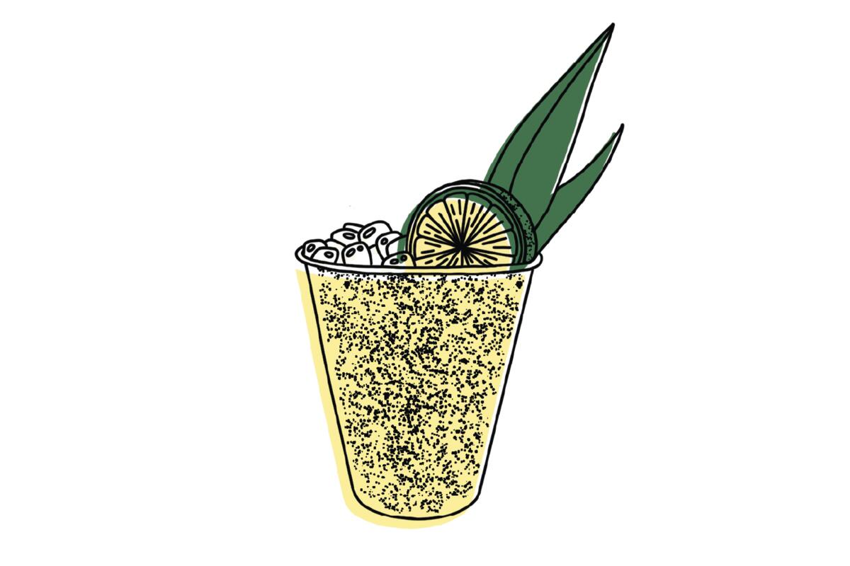 Illustration of a cocktail.