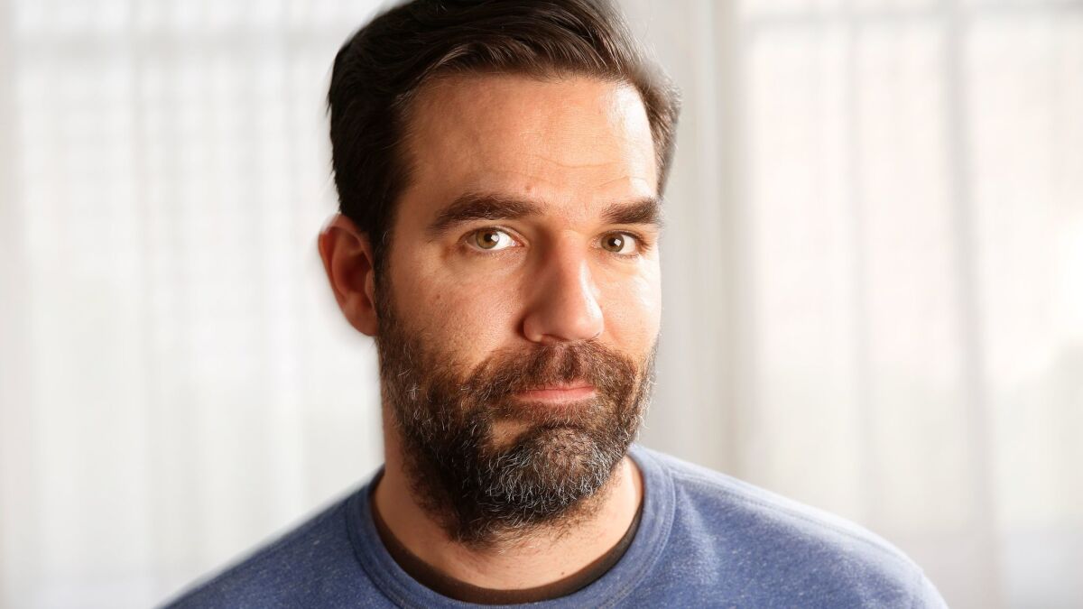 Rob Delaney, photographed in 2015, is the co-creator and costar of the romantic comedy series "Catastrophe."