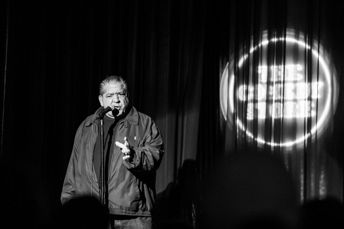 Joey Diaz performs at The Comedy Store.