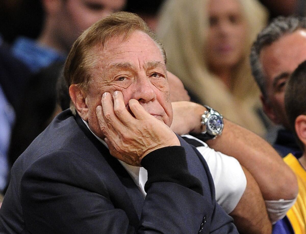 L.A. Clippers owner Donald Sterling.